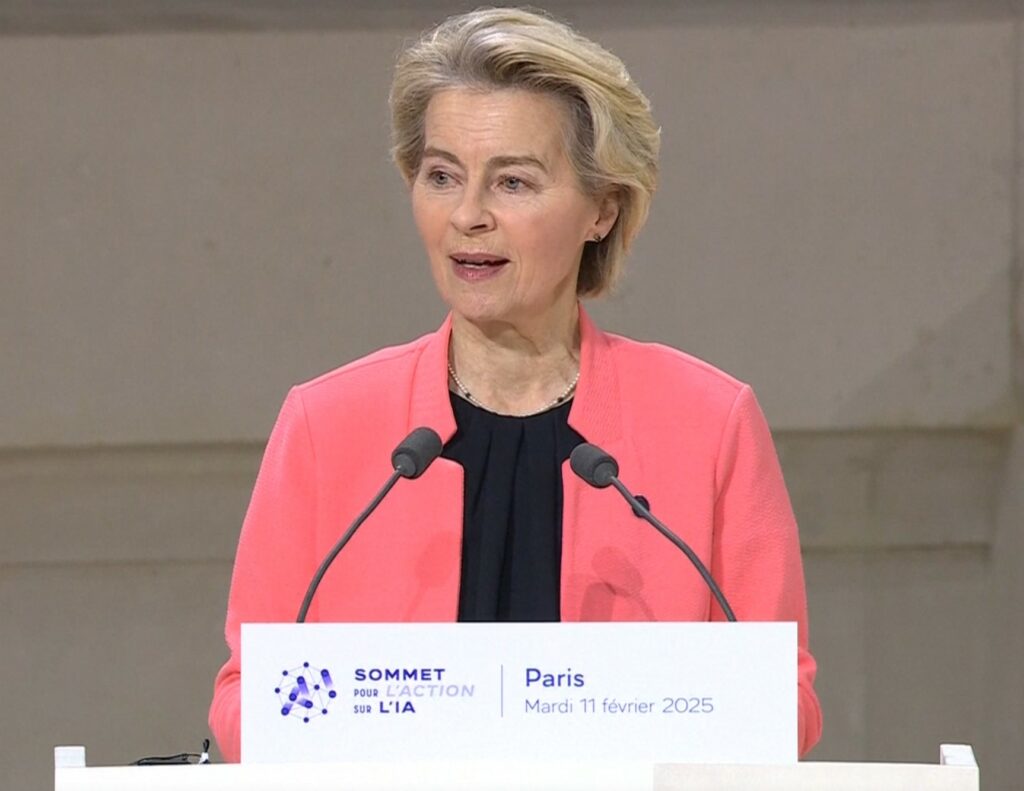 ursula von der leyen ai race artificial intelligence action summit government ethics society risks s.jpeg